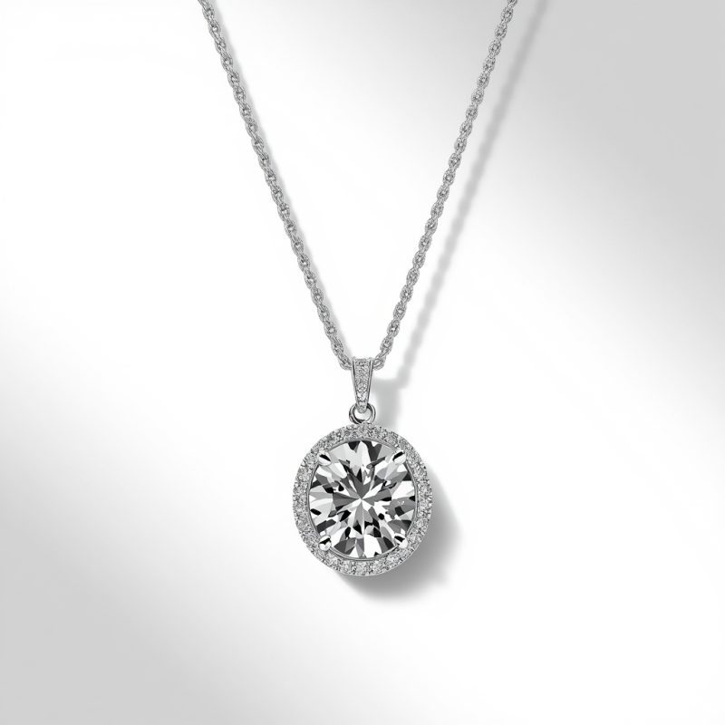 lucid-origin_silver_necklace_in_luxury_theme_in_a_simple_background_realistic_look_artistic_i-0 نقره - خرید نقره - قیمت نقره - سکه نقره - کادو - هدیه - سرمایهگذاری